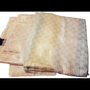 Gucci Jacquard Shawl/Scarf Never worn